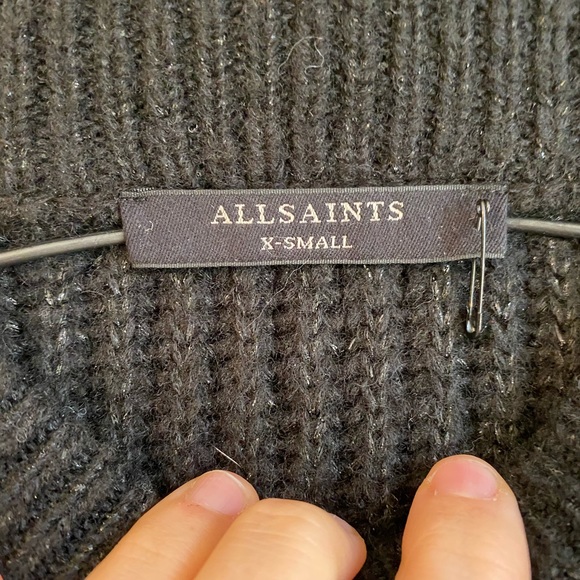 COPY - ALL SAINTS Myra wool knit sweater XS, S - Picture 8 of 10